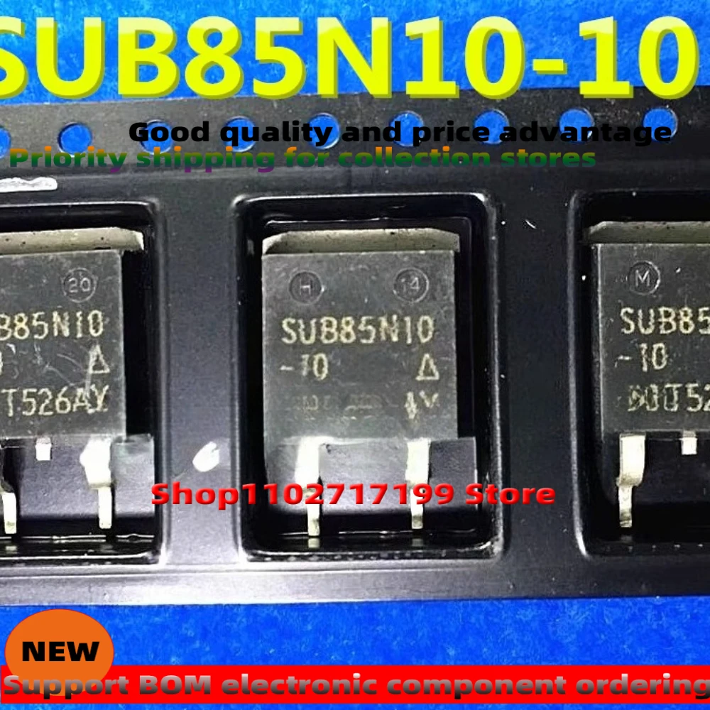 10 PZ/LOTTO SUB85N10 SUB85N10-10 85N10 MOSFET 100V85A TO-263