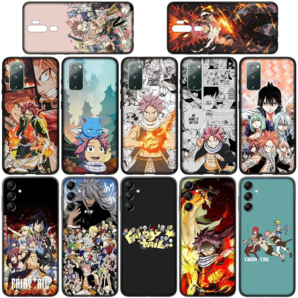 Fairy Tail Comics Natsu Dragneel Cover Phone Case for Realme C55 C35 C21 C11 C31 C30 C33 8i 6i 6 9I 8 Pro C21Y C25Y Coque