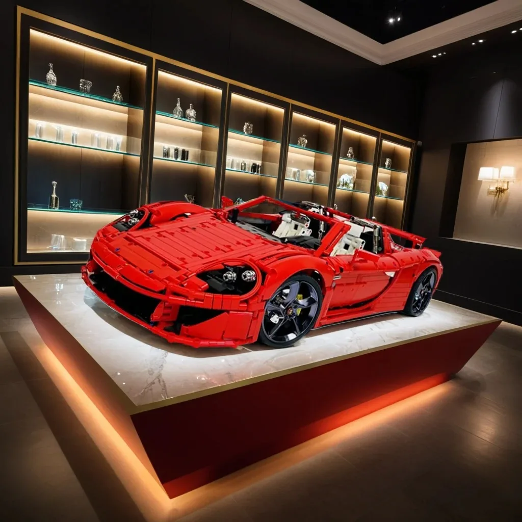 3797pcs MOC Technical Porschesd Carrera GT Model Building Blocks Architecture Creative DIY Idea Collection Display 3D Assemble