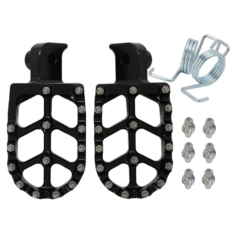 

A30P-Motorcycle Foot Peg Pedal Rest Footpegs For CRF110F 2013-2024, CRF125F 2014-2024 Dirt Bike, BLACK
