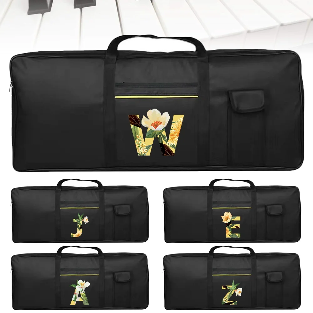Electronic Keyboard Bag Portable Handbag Floral Series Musical Instruments Dustproof Package 61 Keys Electronic Organ Bags