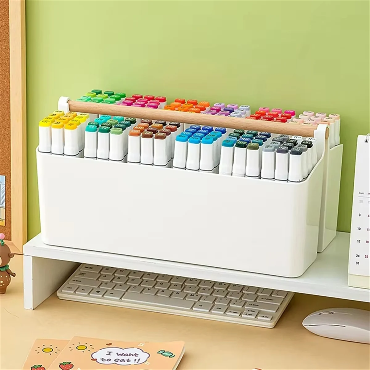 

BHBL акварельный органайзер портативный большой емкости кисть карандаш канцелярские бочки студенческий многофункциональный держатель для ручек A