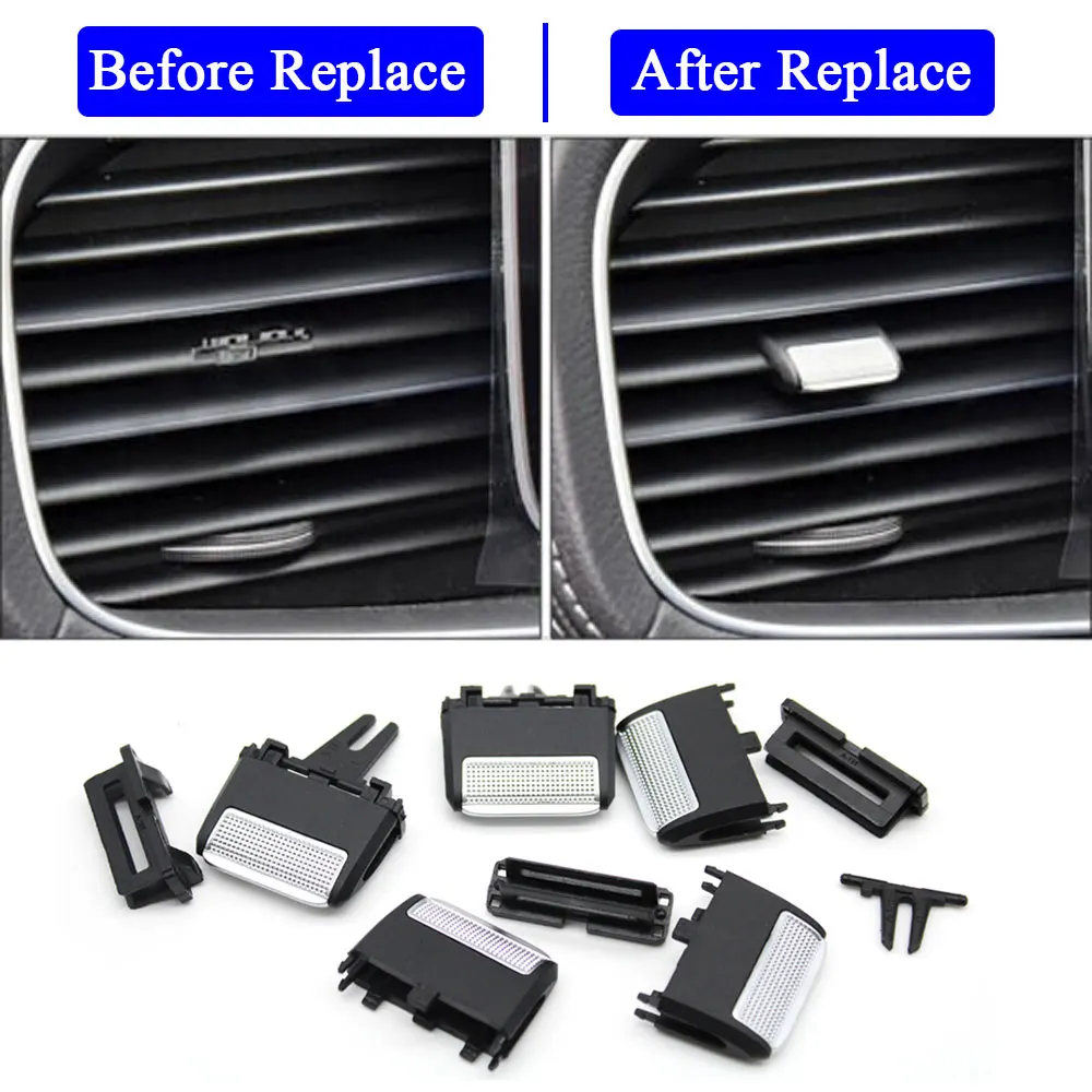 W167 Front Rear AC Air Vent Grille Outlet Clips Tab Repair Kit For Mercedes Benz GLS GLE 350 400 450 500 580 2020 2021 2022