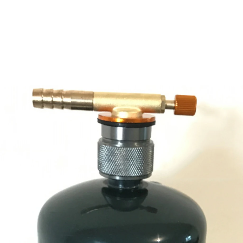 Outdoor Gas Propane Flat Tank Outlet Connector Refill Adapter Switch Valve