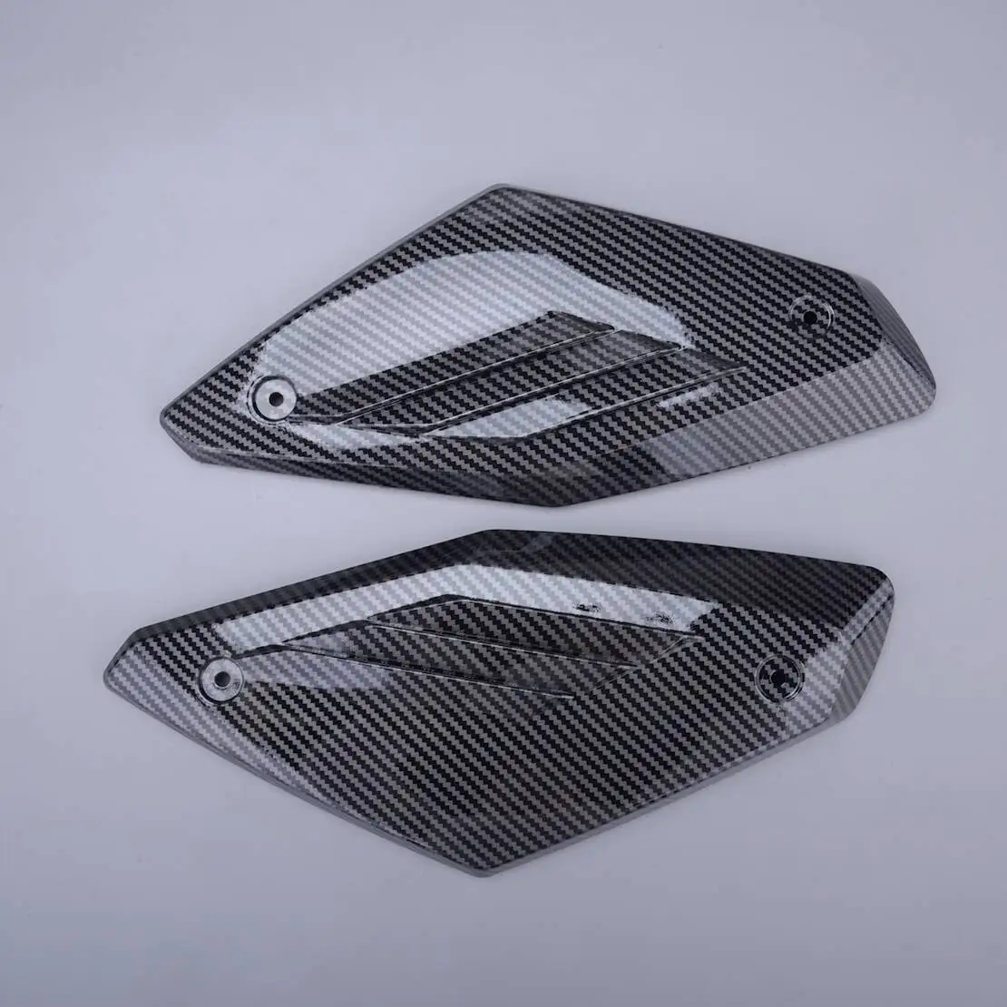 

1 Pair Carbon Fiber Style ABS Plastic Motorcycle Side Panel Shell Wall Shells Protector Cover Fit for Honda CB650R 2019-2021