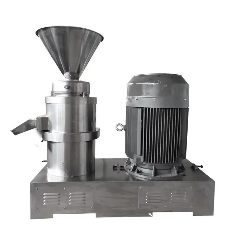 

【Best-selling】Industrial Colloid Mill Wholesale Hazelnut Pistachio Paste Tahini Sesame Grinding Machine Peanut Butter Making