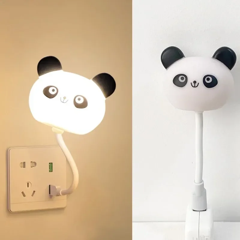 

LED Chlidren USB Night Light Cute Cartoon Night Lamp Bear Rabbit Cat Duck for Baby Kid Bedroom Decor Bedside Lamp Christmas Gift