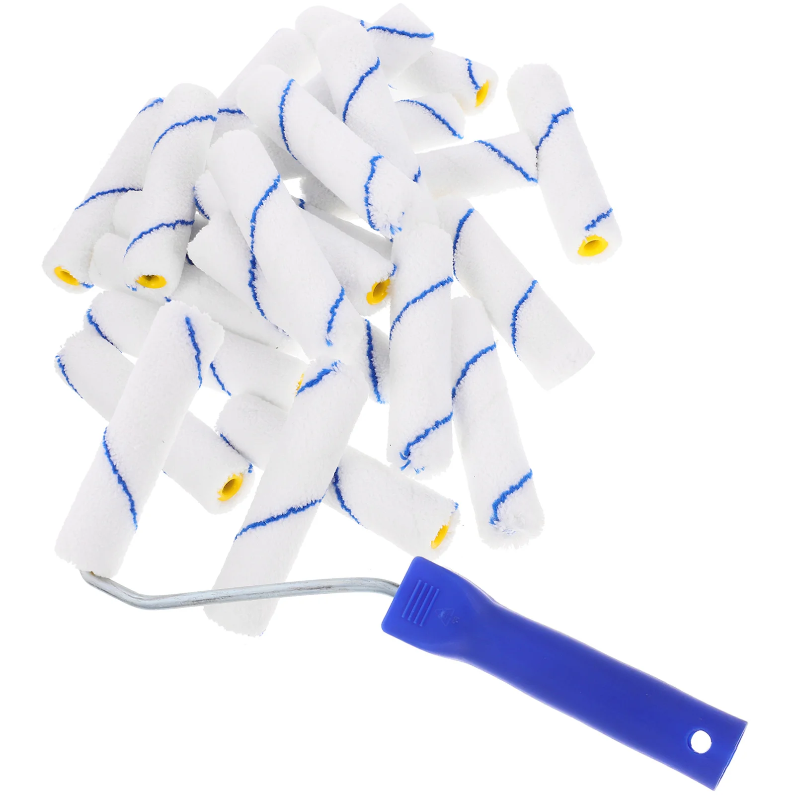 

1Set Oil Paint Roller Frame Small Portable Paint Roller Covers Replacement Sleeves Efficient Wall Painting Kit Supplies