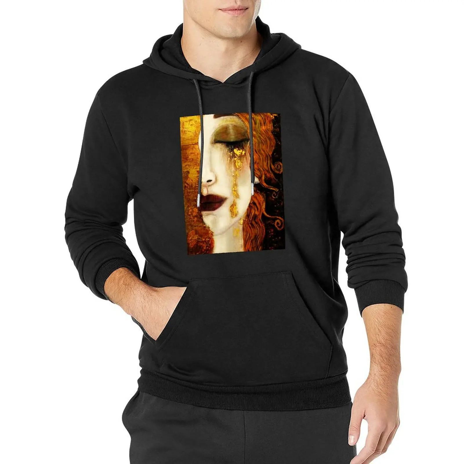 

Klimt Golden Tears Pullover Hoodie clothes for men men clothing mens clothes men's hoodies