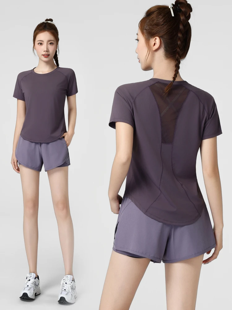 Summer Running Sport Set Women Loose Breathable Fitn Training Outdoor Morning Run orts Qui Dry ort Sve Outfit