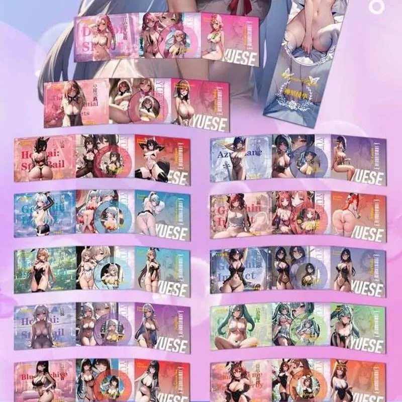 New Goddess Story Joy Color 3 Series Goddess Card Kafka Anime Girls Swimsuit Bikini Feast Booster Box Doujin Toys And Hobby Gift