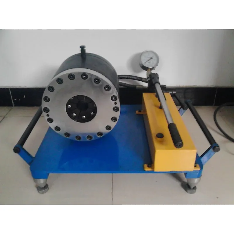Machine de rétrécissement de tuyaux hydrauliques manuelle, fourniture professionnelle, Machine d'extérieur pour tuyaux en acier, offre spéciale
