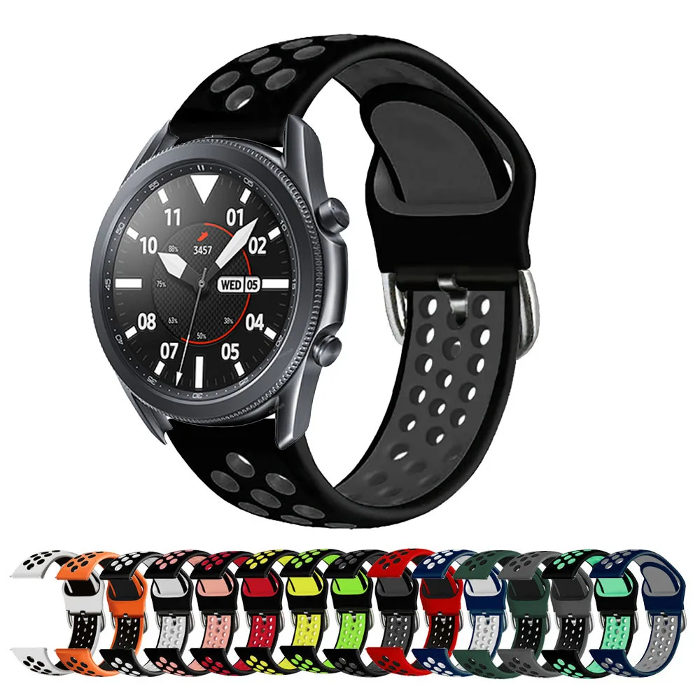 

For Samsung Galaxy Watch 3 45mm Smart Watch Bracelet 22mm Sport Watchband For Samsung Gear S3 Frontier Classic Replace Strap