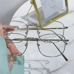 Myopia Glasses with Diopter 0 To -6.0 Fashion Women Men Finished Prescription Short-sight Eyeglasses Square Frame Eyewear Очки