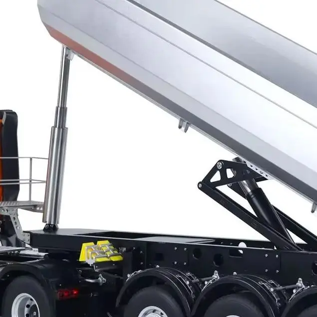

На складе США 1/14 Kabolite 5801 4X4 RC Трактор 3 оси RC Электрический самосвал Прицеп RTR Ходовой винт 2-скоростная передача Звук Световая игрушка