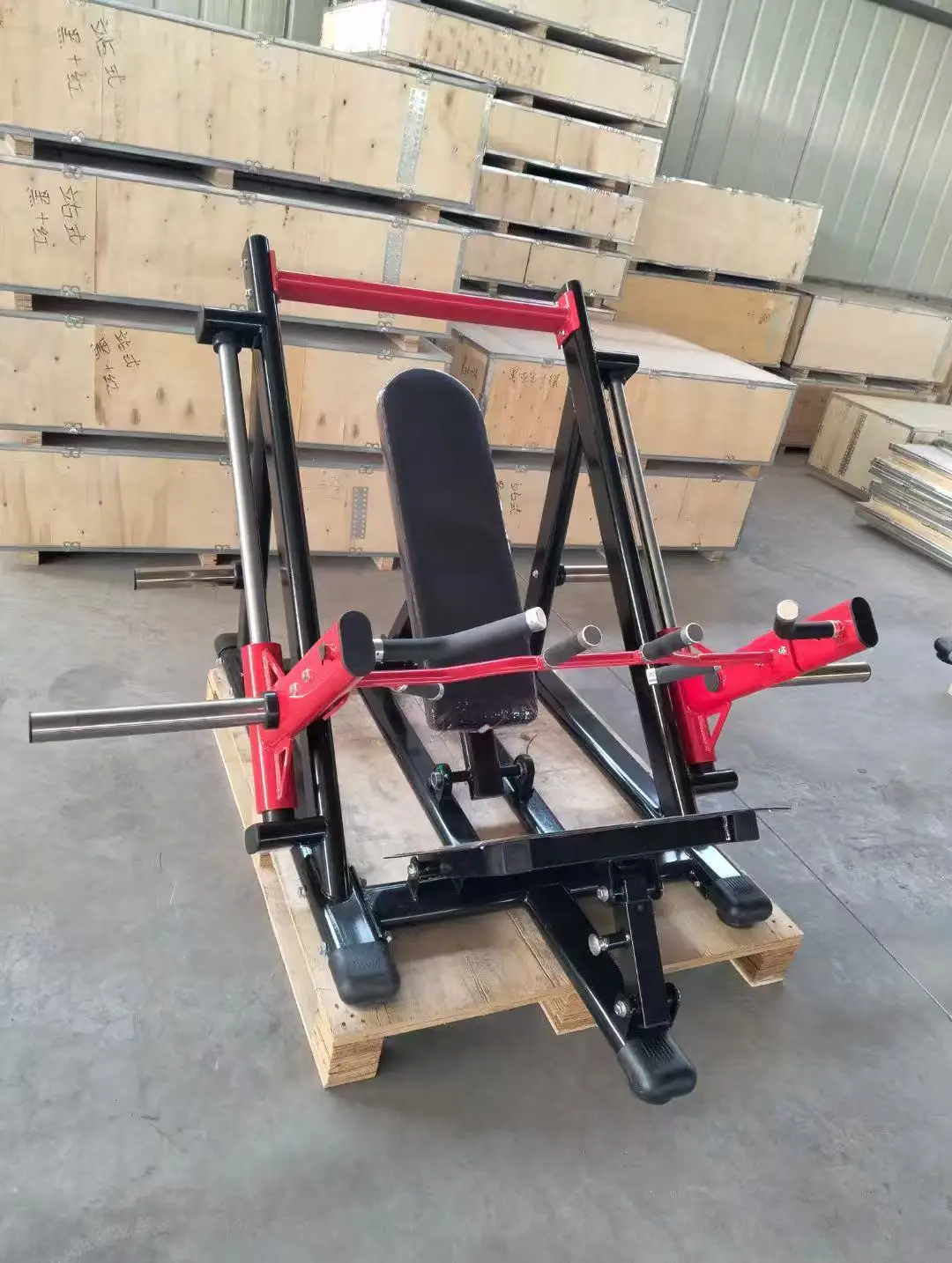 Weightboard Fitnessgeräte Triangle Board Back Outside Back Machine Gym Kommerzielles Training Sitzendes Rudergerät