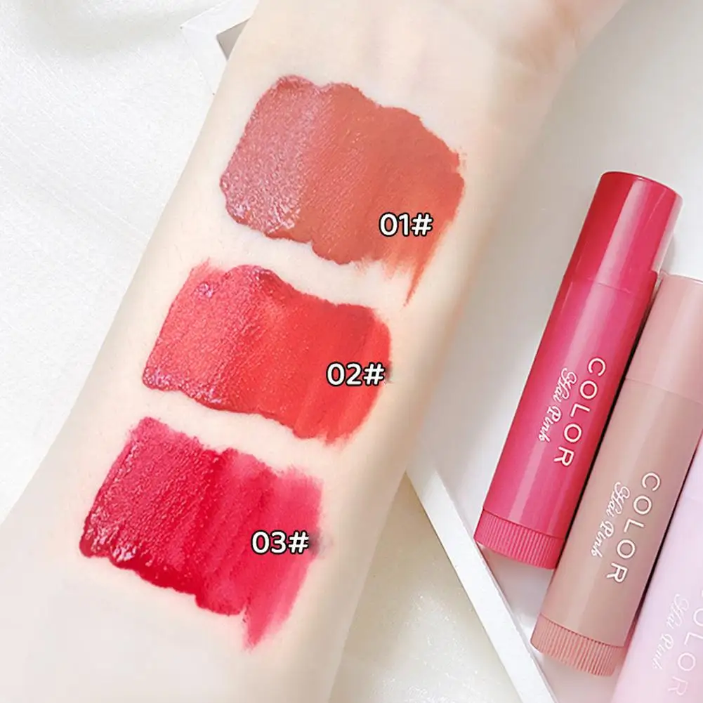 1/3 Stuks Lippenbalsem Vochtinbrengende Anti-Droge Lippenbalsem Gemakkelijke Lipverzorging Voor Lippenstift Make-Up Gekleurde Anti-Kraken Carry Cosmetica T Q9w9