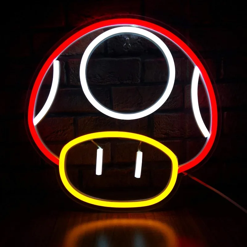 UponRay USB LED Neon Sign for Game Room Decor, Man Cave, Kids Room Gamer Gifts for Boys, Kids