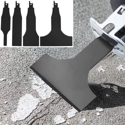 2/4Pcs Reciprocating Saw Blade Electric Saber Saw Blade Metal Rust Removal Wall Scraper Cement Floor Cleaning Alloy Tool
