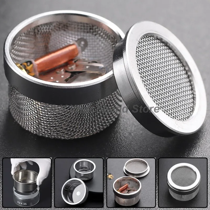 Watch Repair Oil Storage Tank Glass Cup Watch Parts Component Cleaner Holder Basket for Watch Maintenance Watchmaker Repair Tool