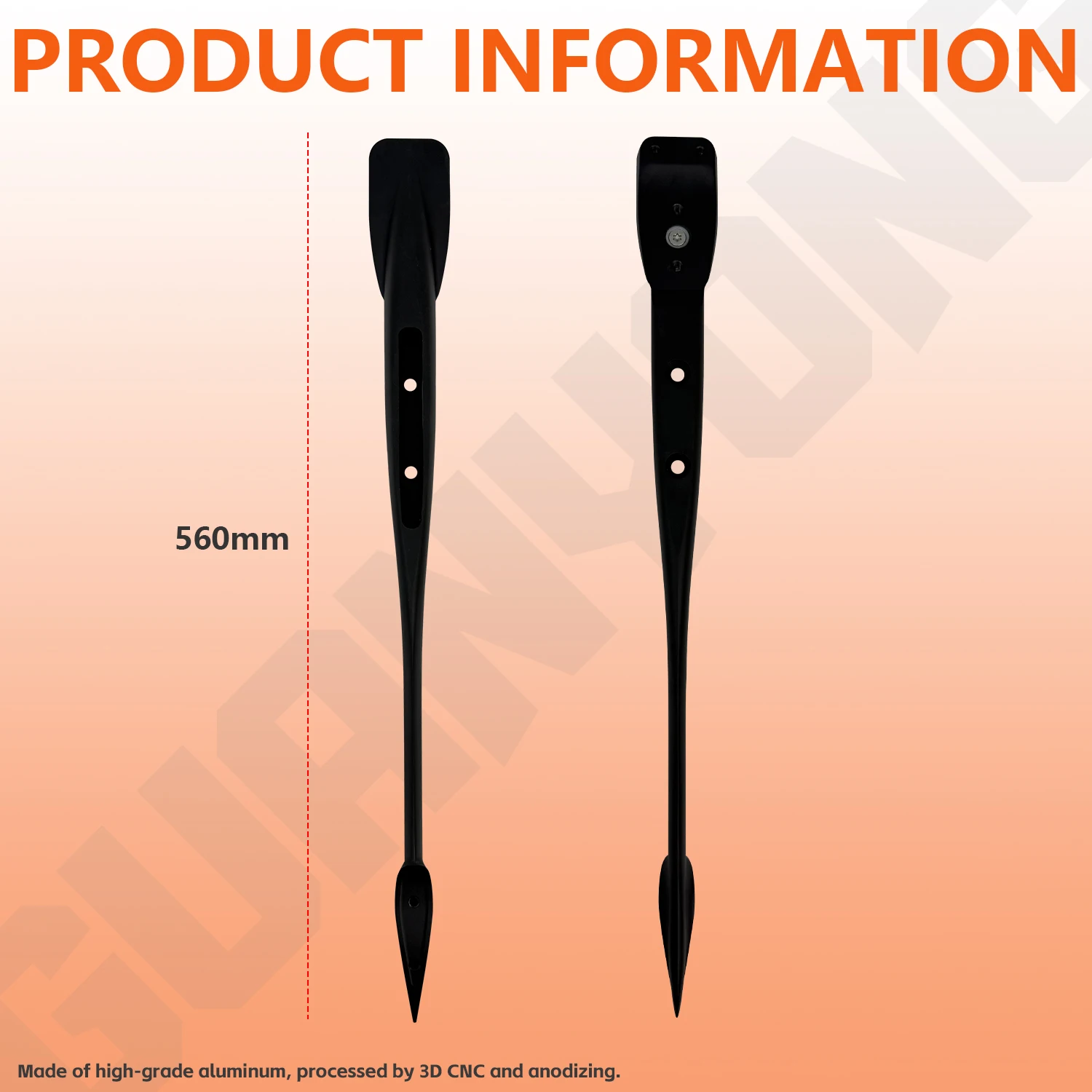 560mm Hydrofoil Fuselage Black Advance Sillyshort Surfing Accessories Foil Water Sport Wingfoil  Fuselage Surfboard
