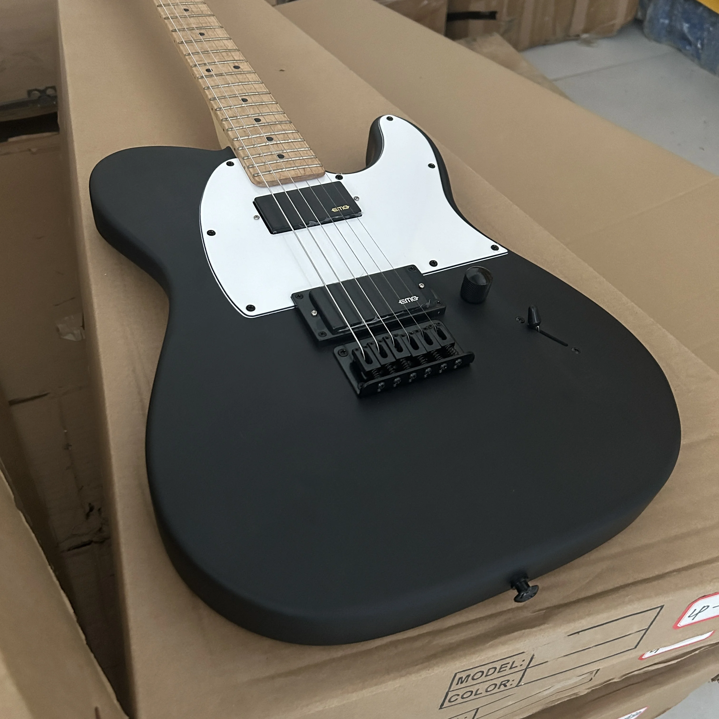 Squier Jim Root Signature Telecaster electric guitar, EMG pickup ser matt black finish In stock, high-quality electric guitar