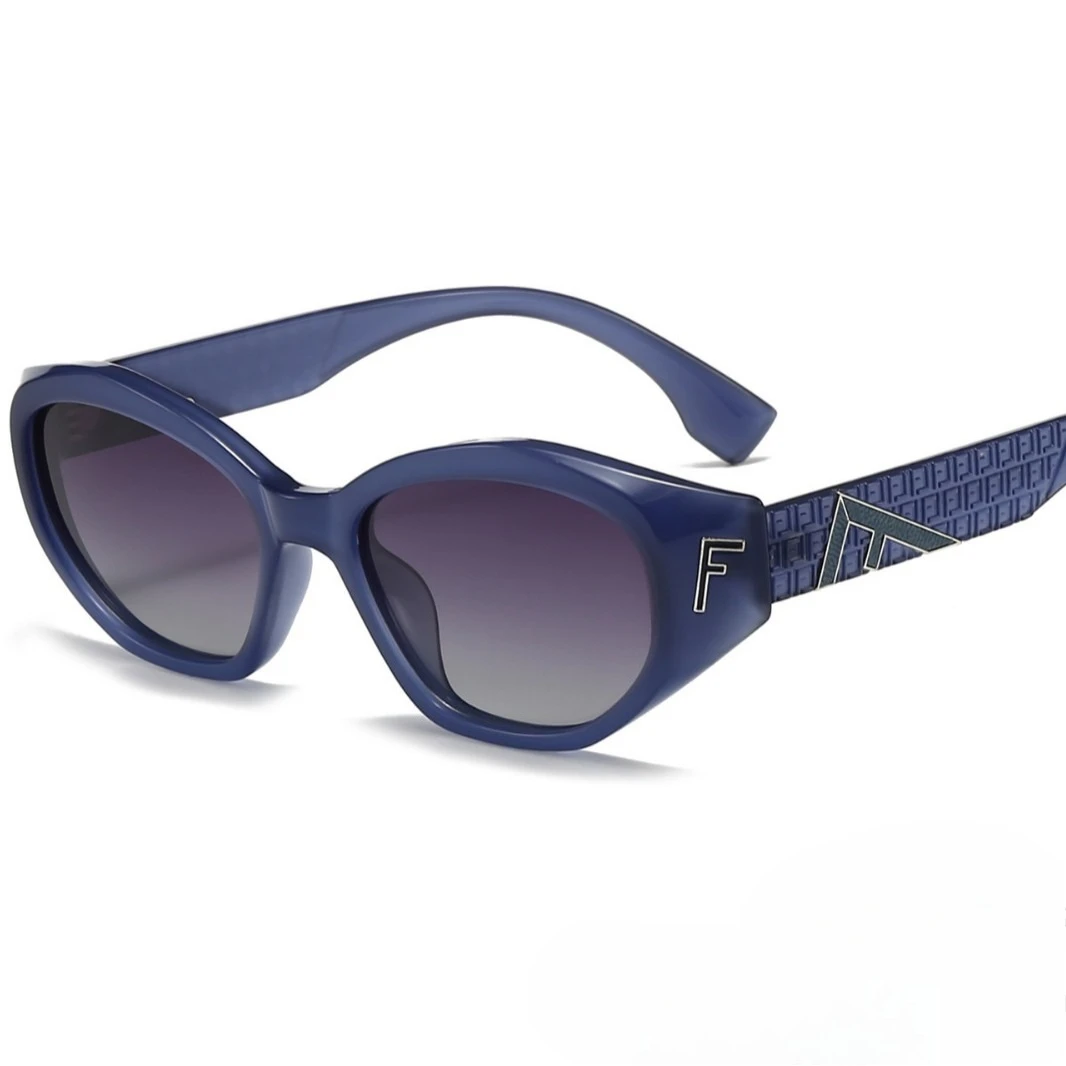 

​​2025 New Cat Eye Sunglasses Women Heart-Shaped Round Face Thin Frame HD Polarized Driving Glasses Fashion Trendy Shades