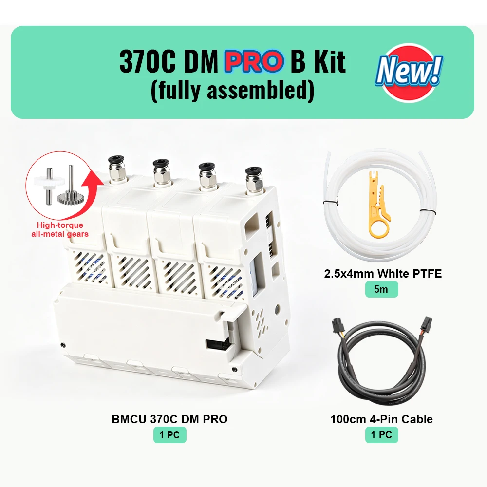 BLV® BMCU 370C PRO / 370C DM PRO AMS Lite High Torque with Dual