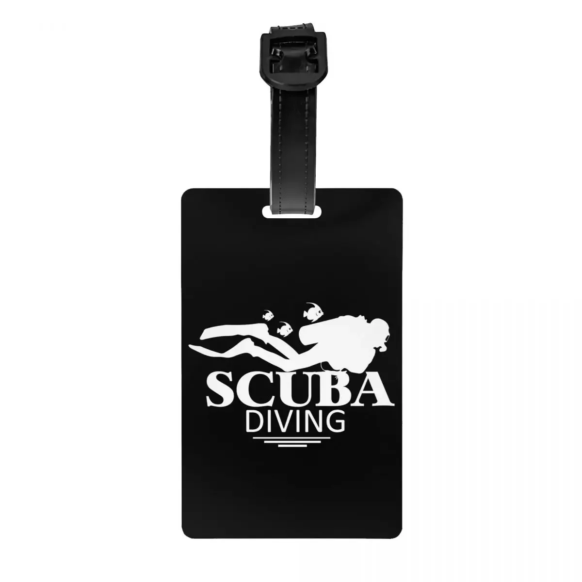 Funny Scuba  Luggage Tag Dive Suitcase Baggage Privacy Cover ID Label