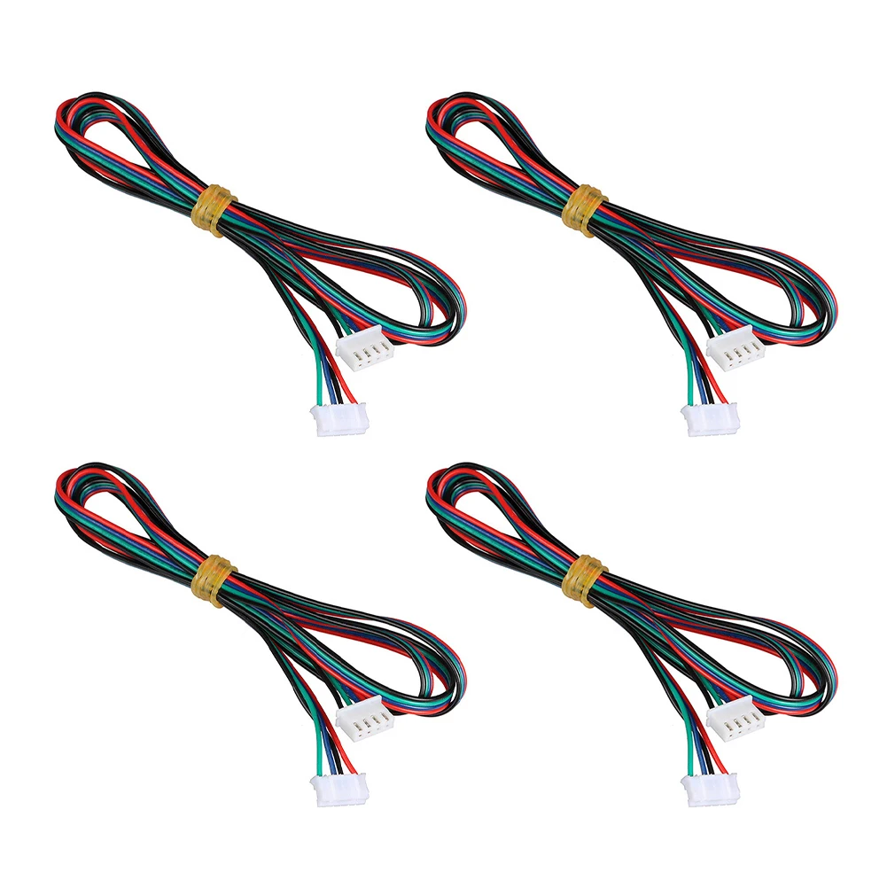 4pcs 42-step Stepper Motor XH Connector Cable With 4-pin To 6-pin Adapter For 3D Printer Accessories Easy Installation
