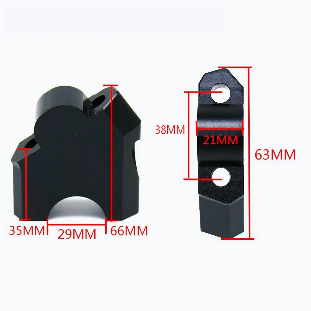 ZZ-For Honda CRF1000L CRF 1000 L Africa Twin DCT 2016-2020 Motorcycle CNC Handlebar Riser Up Back Higher Extend Adapter Bracket