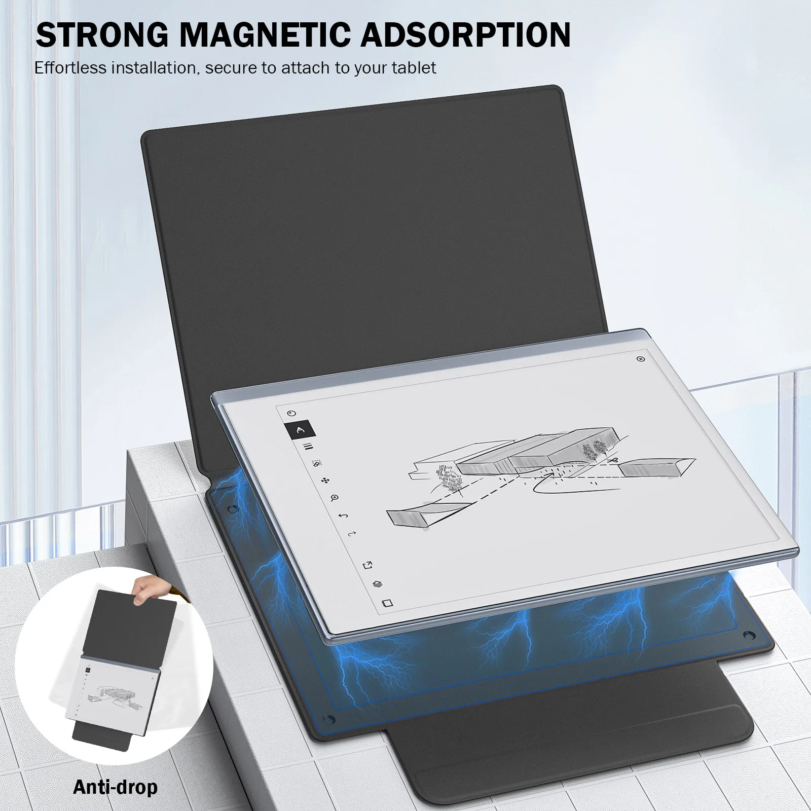 Smart Tablet Cover Folio per Tablet notevole 2 10.3 "2020 Release custodia magnetica ultrasottile leggera