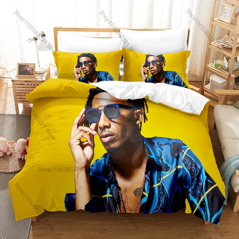 Popular Rapper Playboi Carti Duvet Cover + 2 Pillowcases, Vivid Printed Bedding Set for Daily Use & Fan Gift