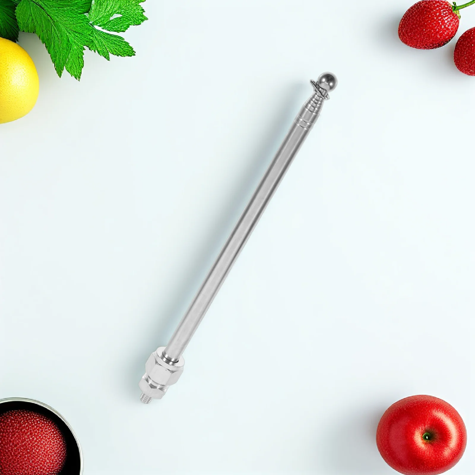 

Adjustable Length Flagpole for Motorbike and Bike Durable Lightweight Stylish Handlebar Mounting Stand Accessory