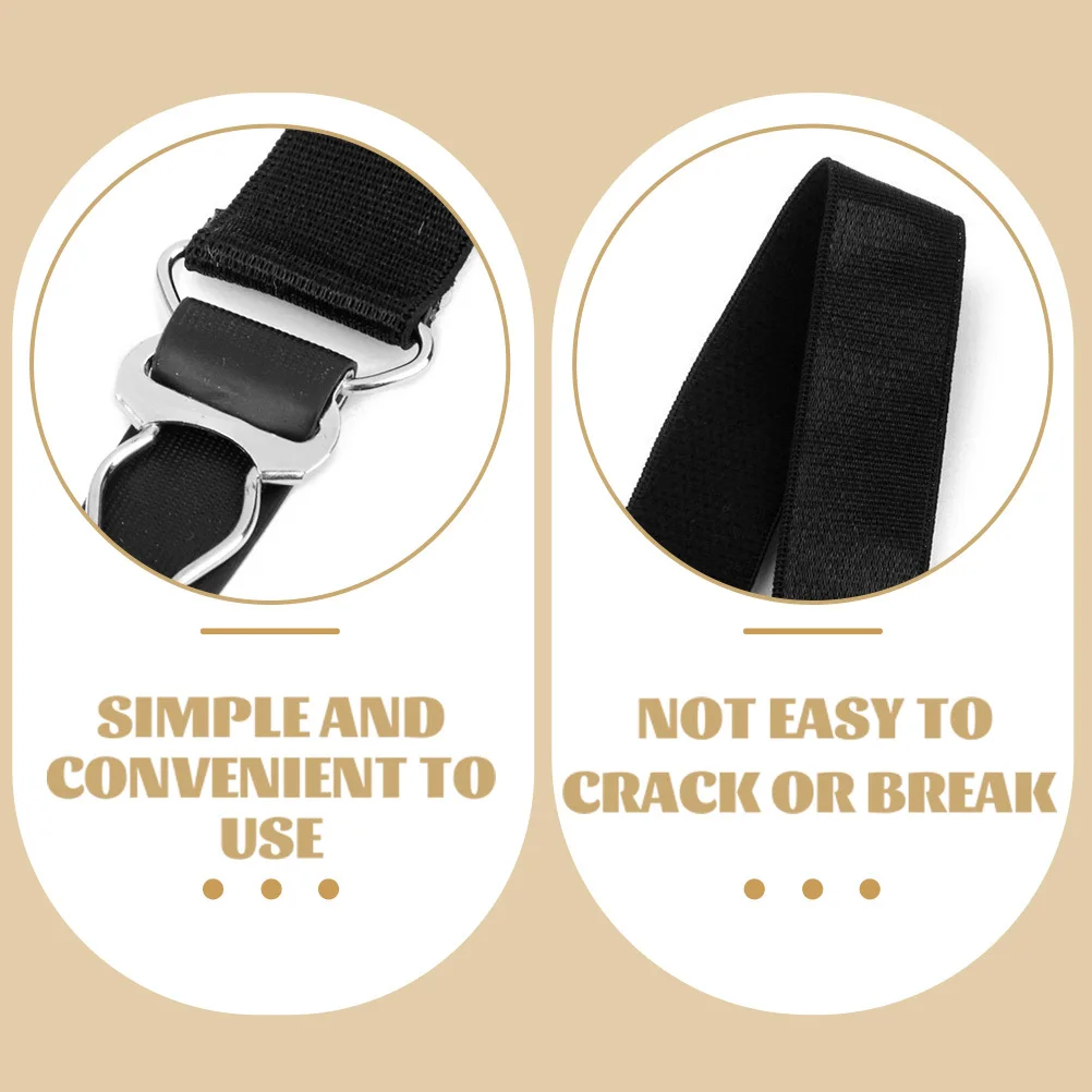 1 paio di fibbie per giarrettiera regolabili per calze di nylon da donna, porta calzino, collant, cinturino, camicia, accessorio per indumenti da gamba