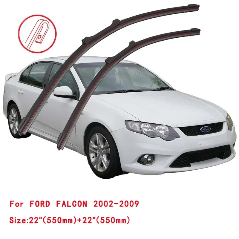 

For FORD FALCON 2002-2016 Car Windshield Wiper Blade Front Windscreen Brushes Washer Accessories Cleaning Replacement Parts