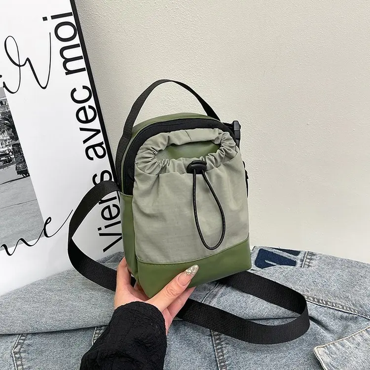 Lightweight Outdoor Camping Shoulder Crossbody Bag for Men Riding Water Bottle Cup Bag Multifunctional Mobile Phone Bag
