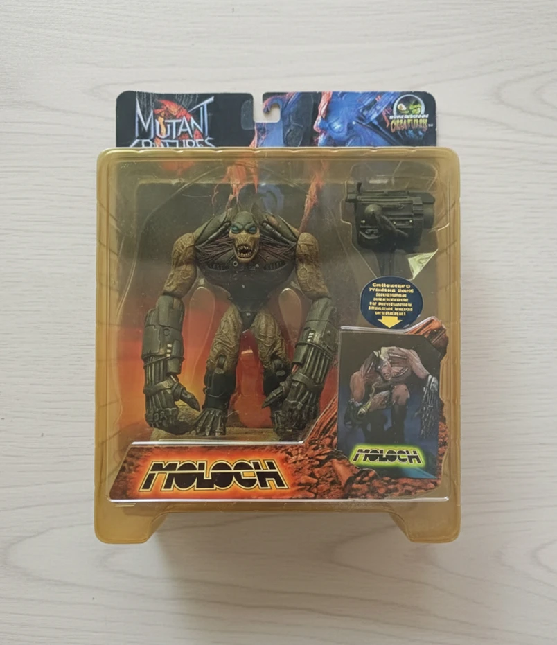 

2001 Stan Winston Creatures Mutant Earth Action Figure Moloch NOC Rare Collector’s Figure The box is slightly yellowed