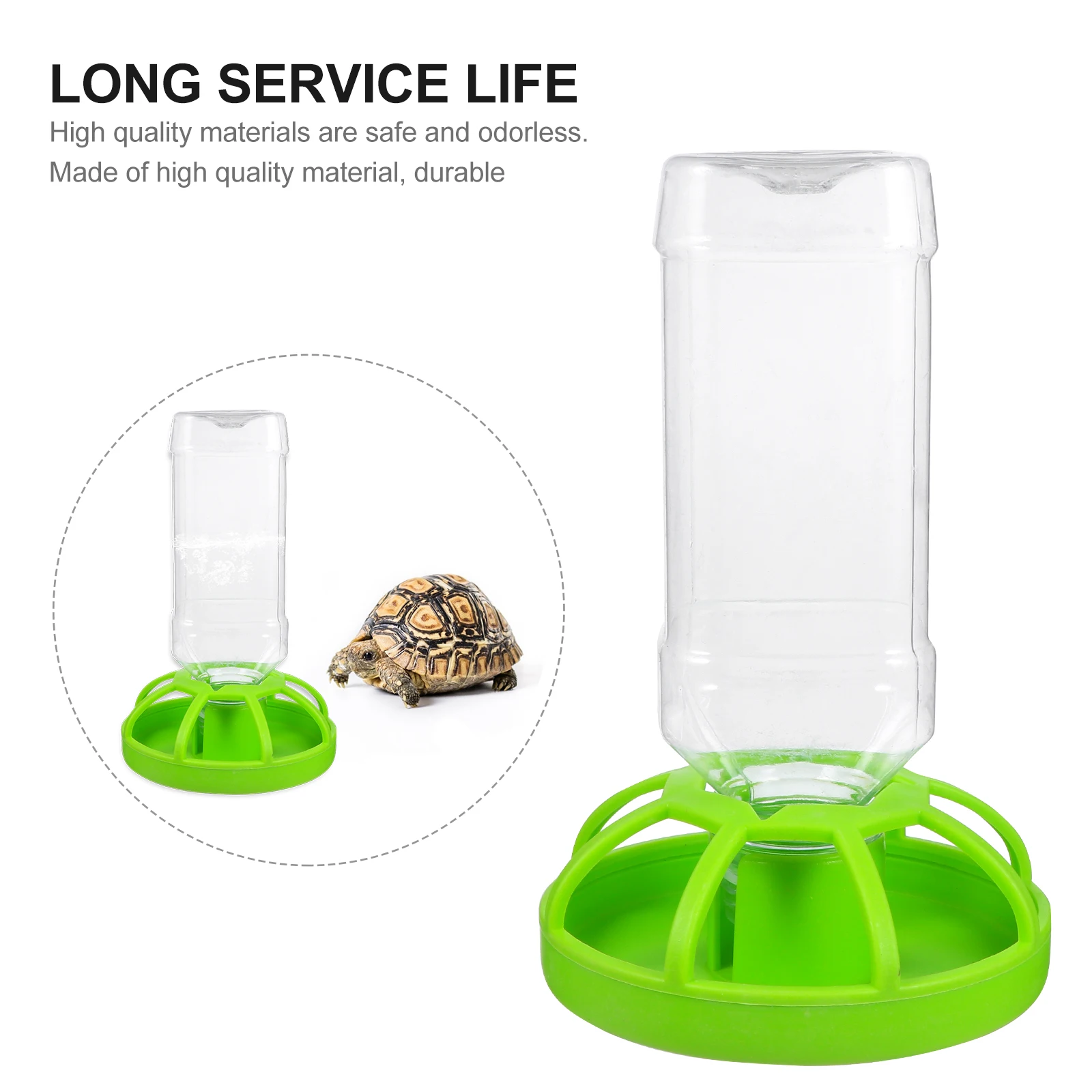 

1pc Automatic Pet Water Feeder Bowl Durable Safe Odorless Indoor Outdoor Use Unique Design Not Easily Overturned Easy Install