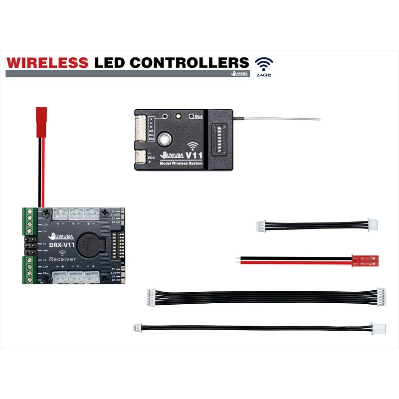 ระบบควบคุมไฟไร้สาย 1 ชุด สำหรับรถบรรทุก Tamiya RC 1/14 รถพ่วง รถดัมพ์ Scania Benz Volvo MAN อะไหล่ DIY