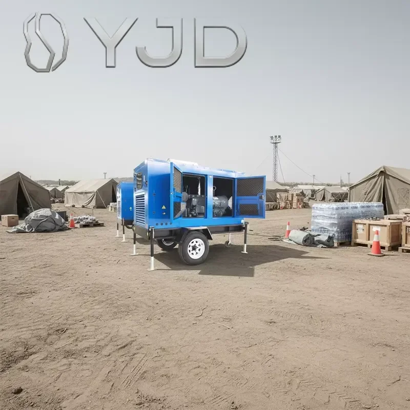 YJD 100kva Silent Type Open Frame Soundproof for Engine Diesel Generator ATS 50Hz Mobile Industrial Shandong 1800 RPM Remote