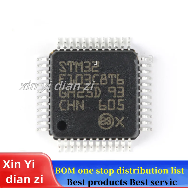 2pcs/lot STM32F103C8T6 STM32F103 QFP ic chips in stock