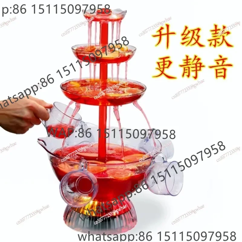 Wine fountain machine, juice drink, beer waterfall machine, wine dispenser