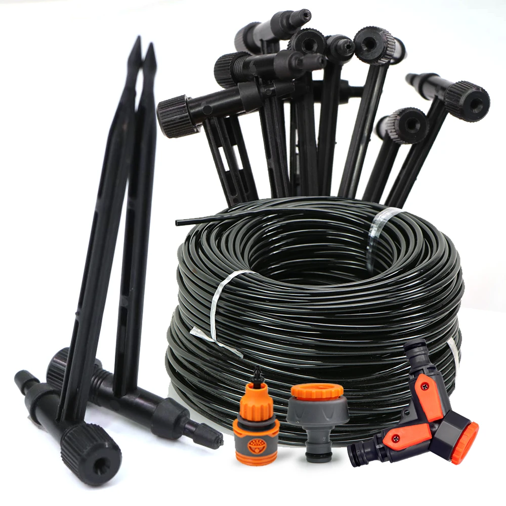 

Black 1/4"Dripping Arrow Watering Kit for Garden Greenhouse 4/7mm Hose Drip Irrigation System Water-Saving Dripper for Pots Lawn