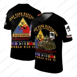 24/25 New Arrival Irritative Men 761st Tank Battalion 3D All Over Printed T-shirt  Hot Selling Military Warfare Style Unisex Tee