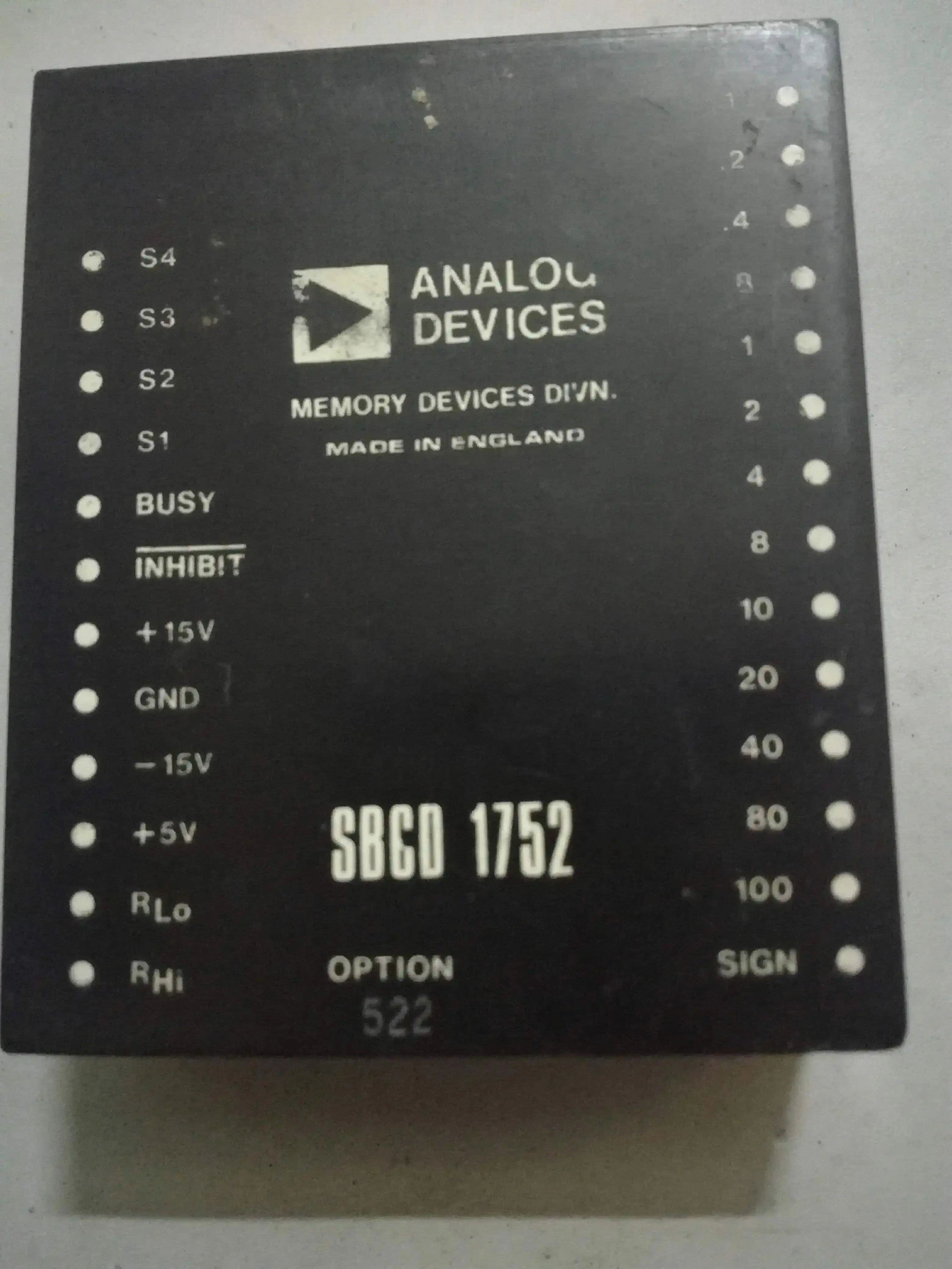 

SBCD1752-522 Import module chip integration block