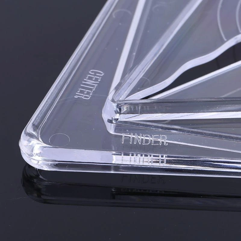 مسطرة قياس النجارة مكتشف مركز بلاستيكي لمربع دائري مثمن سداسي عالي الجودة #3