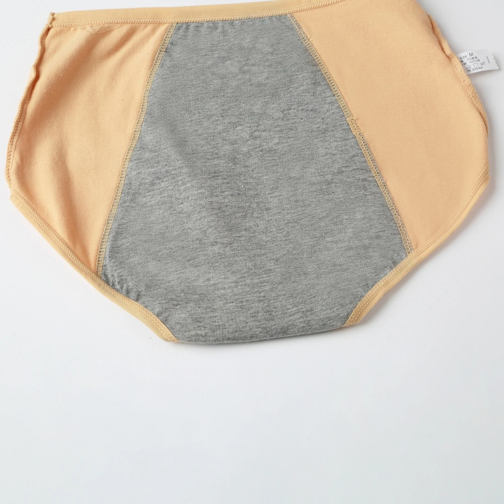 Menstrual Panties for Women Leak Proof Briefs Middle Waist Cotton Breathable Comfortable Physiological Period Underpants