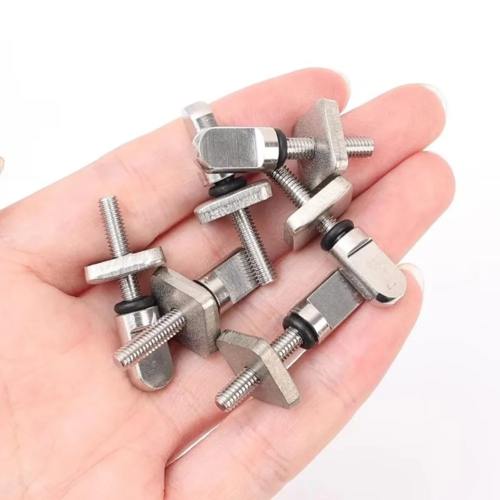 1PCS Stainless Steel Surf Fin Screws M4 Thread Rustproof Fin Bolts Replaceable Hardened Steel Sliding Fin Screws