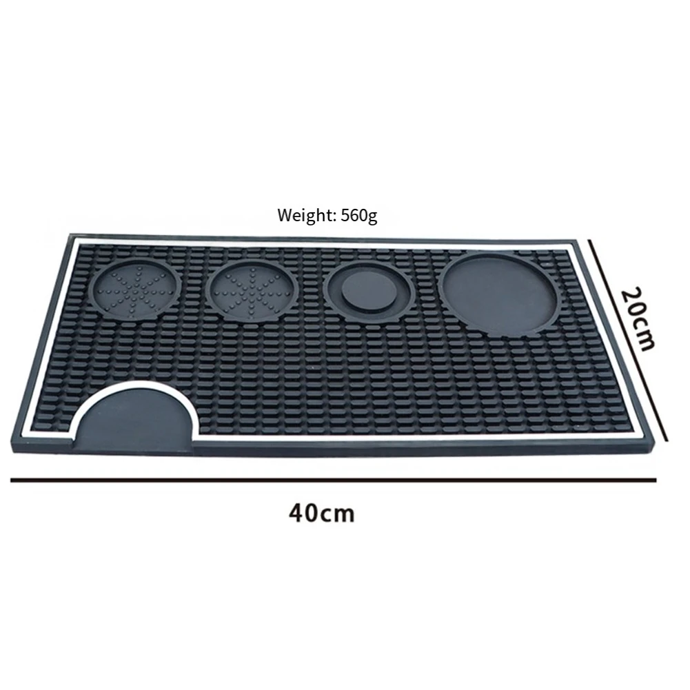 

Нескользящий коврик для тампера для кофе толщиной 10 мм для эспрессо-машин, силиконовый коврик, подходит для использования под кухонной техники